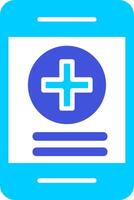 online Gesundheit Versicherung Vektor Symbol