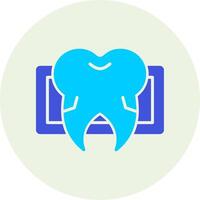 Dental x Strahl Vektor Symbol