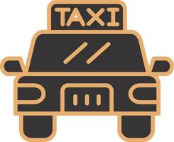 Taxi-Vektor-Symbol vektor