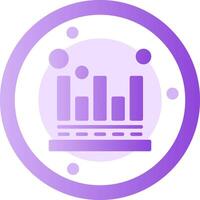 Zuschreibung Modellieren Glyphe Gradient Symbol vektor