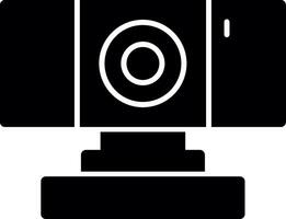 Webcam-Glyphe-Symbol vektor