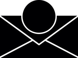 E-Mail-Glyphe-Symbol vektor