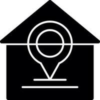 Home-Glyphe-Symbol vektor