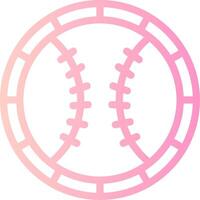Baseball linear Gradient Symbol vektor
