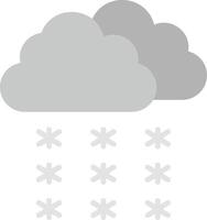 snöfall vektor ikon
