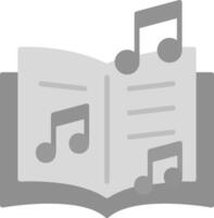 Musikbuch-Vektorsymbol vektor