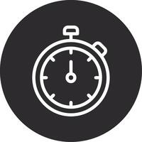 Timer invertiert Symbol vektor