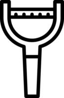 Symbol für die Schälerlinie vektor