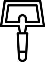 Symbol für die Flaschenöffner-Linie vektor