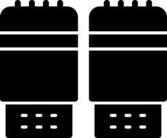 Salz- und Pfeffer Schüttler Glyphe Symbol vektor