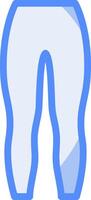 damasker linje fylld blå ikon vektor