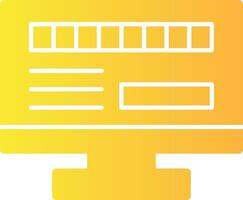 Byte Suche solide multi Gradient Symbol vektor