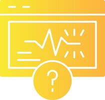 Quiz Funke solide multi Gradient Symbol vektor