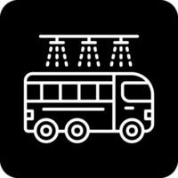 Bus waschen Vektor Symbol