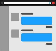 kommentar platt ikon vektor