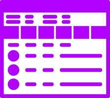 Checkliste solide multi Gradient Symbol vektor