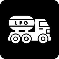 Gas LKW Vektor Symbol