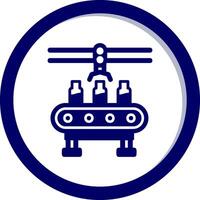 vatten fabrik vektor ikon