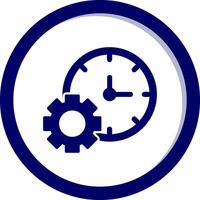 Zeit Manager Vektor Symbol