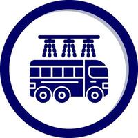 Bus waschen Vektor Symbol