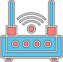 WLAN-Router-Vektorsymbol vektor