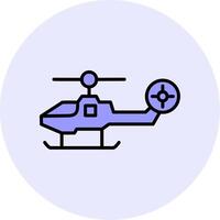 Kämpfer Hubschrauber Vektor Symbol