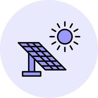 Vektorsymbol für Solarpanel vektor