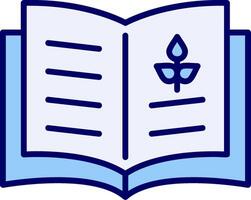 Biologie Buch Vektor Symbol