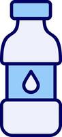 Vektorsymbol für Wasserflasche vektor