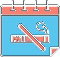 Nein Tabak Tag Vektor Symbol