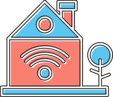 Smart-Home-Vektorsymbol vektor