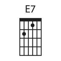 Gitarre Akkord Symbol Vektor