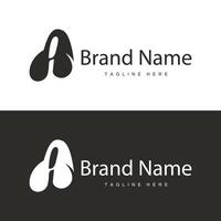 Brief ein Logo mit einfach Stil. Illustration von ein Luxus Produkt Marke Vorlage vektor