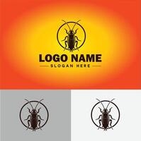 kackerlacka logotyp vektor konst ikon grafik för företag varumärke ikon kackerlacka logotyp mall