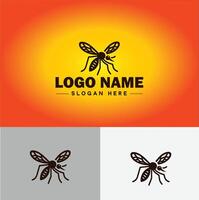 Mücke Logo Vektor Kunst Symbol Grafik zum Geschäft Marke Symbol Moskito Logo Vorlage