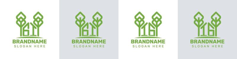 brev gi och ig växthus logotyp, för företag relaterad till växt med gi eller ig initialer vektor