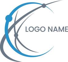 Logo Name kreativ Logo und Symbol Design vektor