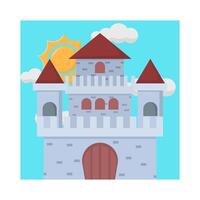 illustration av slott vektor