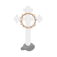 Christian Kreuz religiös Illustration vektor