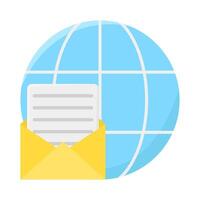 Internet mit Email Marketing Illustration vektor