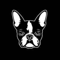 Boston Terrier, minimalistisch und einfach Silhouette - - Vektor Illustration