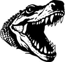 Krokodil - - hoch Qualität Vektor Logo - - Vektor Illustration Ideal zum T-Shirt Grafik
