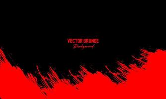 abstrakt schwarz rot Grunge Hintergrund Vektor