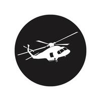 Hubschrauber-Vektor-Symbol vektor