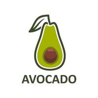 Avocado Bauernhof Symbol, Saft und Öl Produktion Symbol vektor