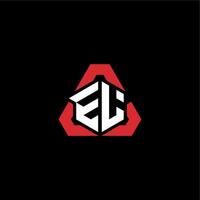 el första logotyp esport team begrepp idéer vektor