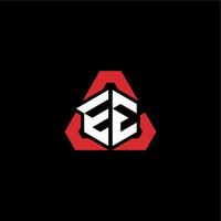 ee första logotyp esport team begrepp idéer vektor