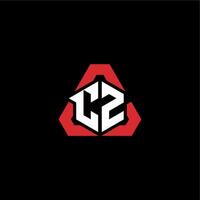 cz första logotyp esport team begrepp idéer vektor