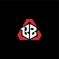 bb Initiale Logo Esport Mannschaft Konzept Ideen vektor