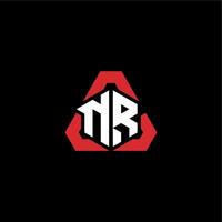 nr första logotyp esport team begrepp idéer vektor